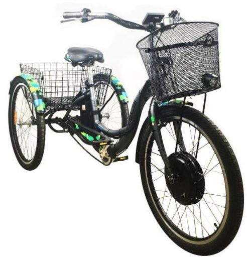 Электровелосипед трехколесный Horza Stels Trike 26-T1 1000W 48V/16Ah Электровелосипед трехколесный Horza Stels Trike 26-T1 1000W 48V/16Ah